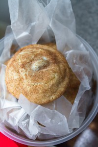 snickerdoodles with peanut butter cups inside from http://thetiptoefairy.com